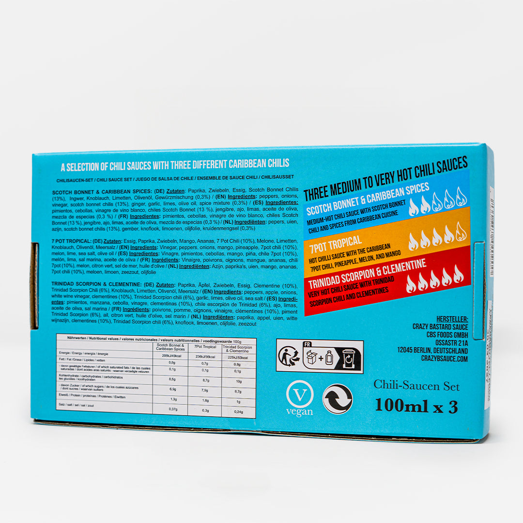 CARIBBEAN BOX - 3 SAUCE SET