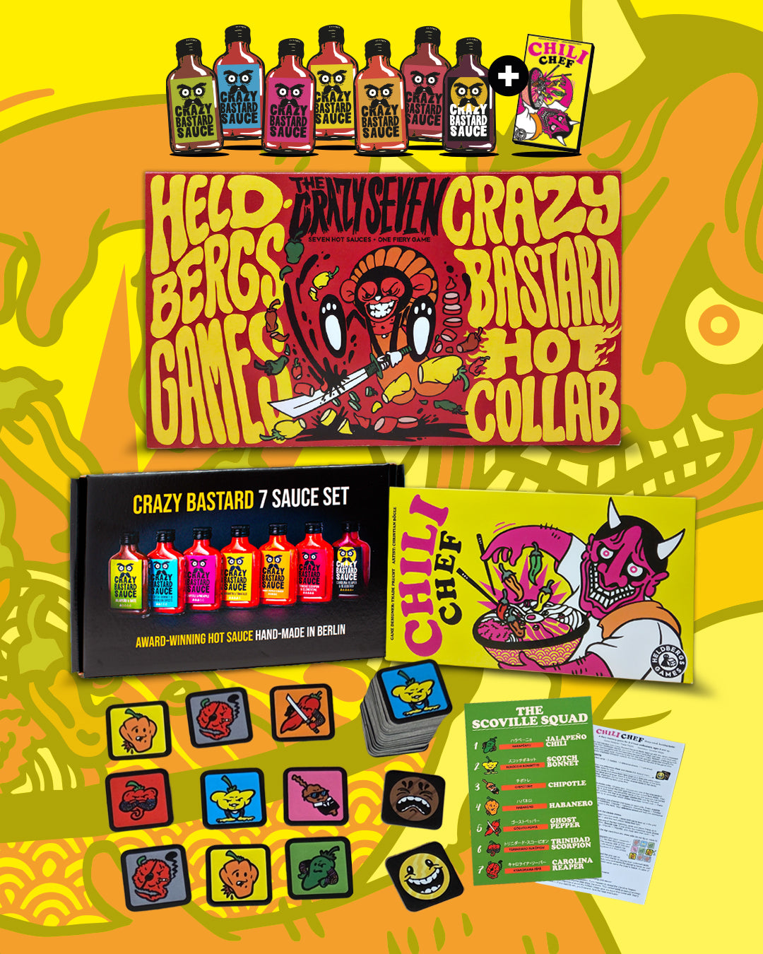 The Crazy Seven - 7 Sauce Fun Pack