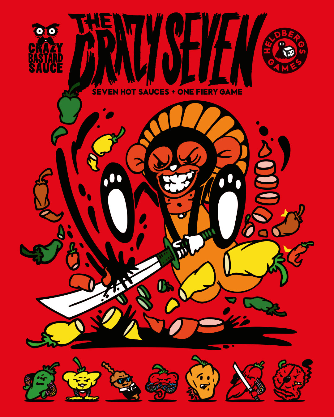 The Crazy Seven - 7 Sauce Fun Pack